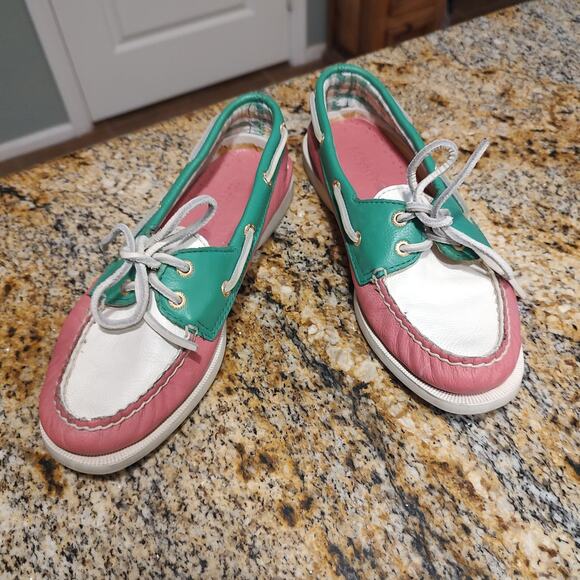 Sperry Top-Sider Women's 6M Boat Shoes ID 9826306 Leather Upper - Picture 1 of 12